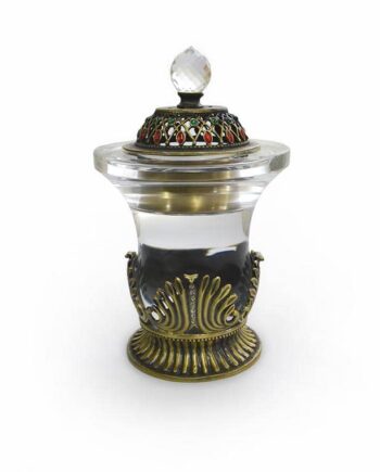 Luxury Crystal Antique Gold Bakhoor Burner